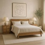 Komoda drewniana szafka nocna Fondant wood  - Item International 3