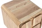 Komoda drewniana szafka nocna Fondant wood  - Item International 10