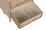 Komoda drewniana szafka nocna Rattan collection - Item International 4