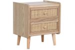 Komoda drewniana szafka nocna Rattan collection - Item International 2