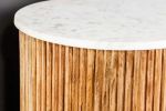Komoda drewniana Tres Chic marmurowy blat 102 cm - Invicta Interior 8