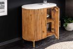 Komoda drewniana Tres Chic marmurowy blat 70 cm - Invicta Interior 4