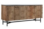Komoda drewniana Wave z marmurowym blatem - Item International 2