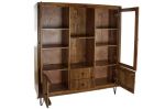 Komoda drewniana witryna Retro look drewno akacjowe - Item International 3