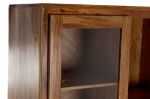 Komoda drewniana witryna Retro look drewno akacjowe - Item International 7