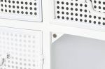 Komoda Elegantare biała z plecionką - Item International 6