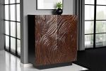 Komoda Fluid 110 cm brązowa z drewna akacjowego - Invicta Interior 1