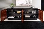 Komoda Fluid 175 cm brązowa z drewna akacjowego  - Invicta Interior 5