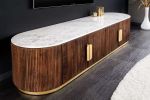 Komoda Gatsby drewno mango 170 cm biały marmur - Invicta Interior 8