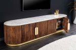 Komoda Gatsby drewno mango 170 cm biały marmur - Invicta Interior 4
