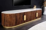 Komoda Gatsby drewno mango 170 cm biały marmur - Invicta Interior 3
