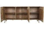 Komoda Golden Sunset drewniana mango brązowa 160 cm - Item International 13