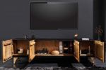 Komoda Golden Sunset drewniana mango RTV pod TV 180 cm  - Invicta Interior 5