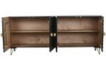 Komoda Golden Sunset shape drewniana mango - Item International 5