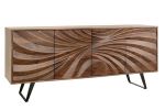 Komoda Hurricane drewno akacjowe brązowa 175 cm  - Invicta Interior 2