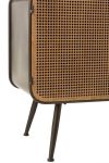 Komoda industrialna Vintage z plecionką wiedeńską  - J-Line 6