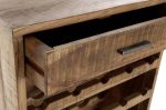 Komoda Iron Craft regał drewniany na wino - Item International 4