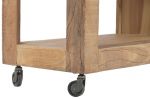 Komoda kuchenna wyspa Santorini wood drewniana biała 10