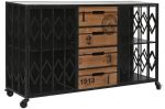 Komoda metalowa z drewna Industrial Accent  - Item International 3