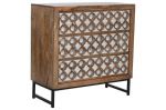 Komoda Mirror 3 szuflady drewno mango - Item International 2