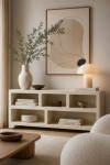 Komoda Naluno w stylu Japandi kremowa 140 cm - Light & Living 3