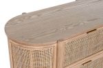 Komoda okrągła Passion z plecionką wiedeńską 80 cm - Item International 6