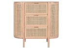 Komoda okrągła Passion z plecionką wiedeńską 80 cm - Item International 1