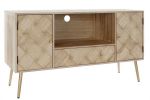 Komoda Parquet drewniana szafka RTV pod TV - Item International 2