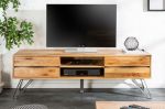 Komoda pod TV RTV Living Edge 160cm drewniana - Invicta Interior 5