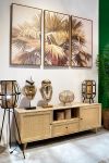 Komoda rattanowa drewno mango szafka RTV pod TV - Item International 11