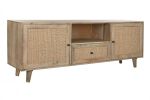 Komoda rattanowa drewno mango szafka RTV pod TV - Item International 3