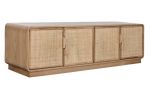 Komoda rattanowa Modern Lounge z drewna dębowego 2