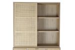 Komoda rattanowa Rotin z plecionką wiedeńską 196 cm - Item International 4