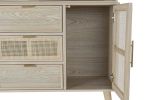 Komoda rattanowa Rotin z plecionką wiedeńską 196 cm - Item International 6