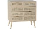 Komoda rattanowa Rotin z plecionką wiedeńską 80 cm - Item International 2
