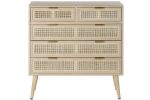 Komoda rattanowa Rotin z plecionką wiedeńską 80 cm - Item International 1