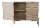 Komoda rattanowa round z 3 szufladami - Item International 4