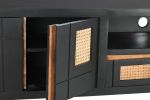 Komoda rattanowa RTV pod TV Modern drewno mango - Item International 6
