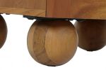Komoda rattanowa szafka nocna Balls drewno akacjowe - Item International 11