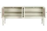 Komoda rattanowa Vintage biała 180 cm - Item International 4