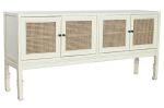 Komoda rattanowa Vintage biała 180 cm - Item International 2