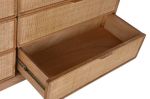 Komoda rattanowa z szufladami Modern Lounge z drewna dębowego - Item International 4