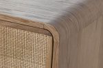 Komoda rattanowa z szufladami Modern Lounge z drewna dębowego - Item International 7