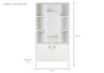 Komoda regał White Riviera z drewna mango - Item International 9