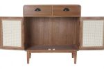 Komoda Retro brązowa z plecionką wiedeńską - Item International 3