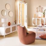 Komoda retro Cabras biała rattanowa - Atmosphera 4