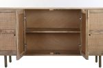 Komoda Retro rattanowa drewno mango Squares - Item International 3