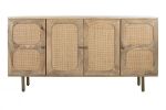 Komoda Retro rattanowa drewno mango Squares - Item International 1