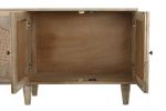 Komoda Retro rattanowa drewno mango Wheels - Item International 3
