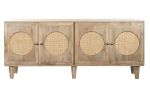 Komoda Retro rattanowa drewno mango Wheels - Item International 1
